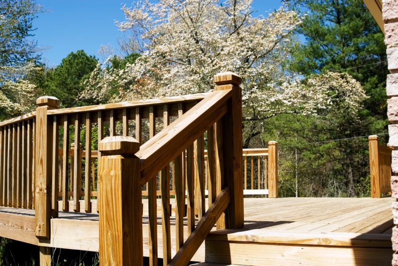 Redwood Deck Installation in Stamford, CT